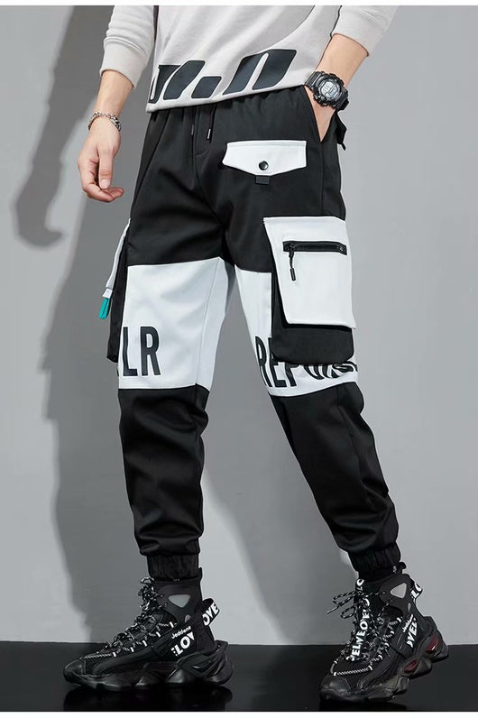 Pantalones Hip Hop Sueltos de Tendencia para Hombre - Primavera - Image 17