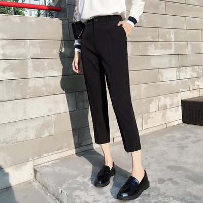 Pantalón Harem Overol Negro Elegante para Mujer - Image 9