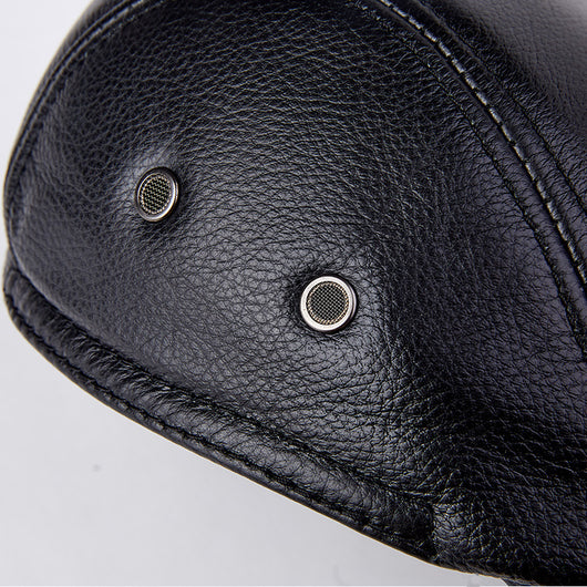 Boina de Cuero Genuino para Hombre con Protección para Orejas - Image 2