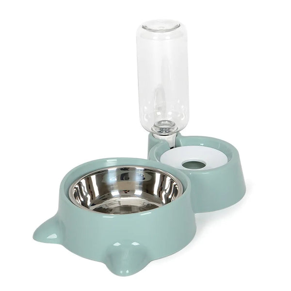 Fuente Automática de Agua y Comida para Gatos y Perros con Dispensador por Gravedad - Image 7
