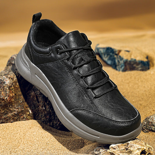 Zapatillas de Cuero Estilo Británico para Hombre - Sneakers Casuales y Deportivos - Image 2