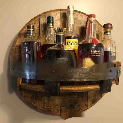 Mesa de Exhibición y Almacenamiento para Whiskey y Vino en Madera - Image 8
