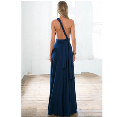 Vestido Largo Backless Multiusos para Fiestas y Bodas - Image 14