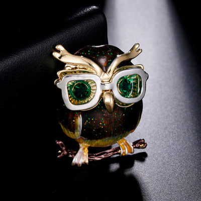 Broche de Búho con Gafas - Image 7