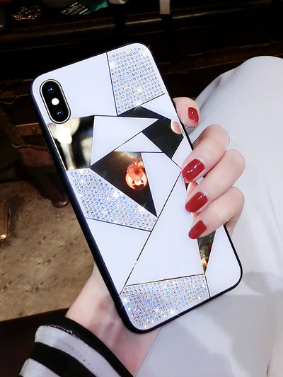 Funda para iPhone con Espejo y Cristales Brillantes - Image 11