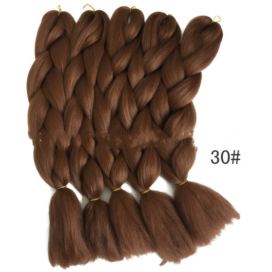 Peluca de Trenzas Sucias Color Natural - Cabello Sintético Premium - Image 12
