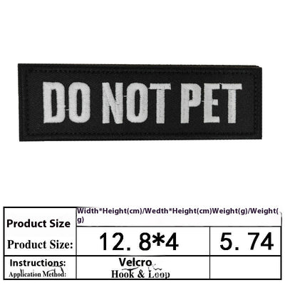 Accesorios para Perros con Bordado y Velcro - Pegatinas Decorativas Personalizables - Image 11