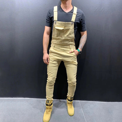 Pantalones Vaqueros Rotos con Tirantes - Image 17