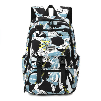 Mochila Escolar Impresa de Gran Capacidad para Estudiantes de Secundaria - Image 8