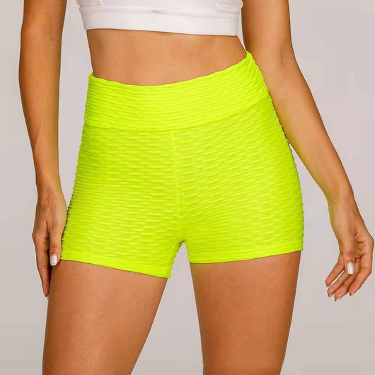 Shorts de Yoga Bubble con Jacquard - Ajuste Cadera Perfecto para Fitness - Image 5