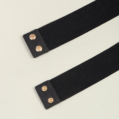 Cinturón Ancho Geométrico para Mujer con Hebilla Circular - Ideal para Trajes y Vestidos - Image 20