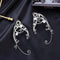 Aretes Elfo de Gancho Metálico para Mujer - Diseño Minimalista y Elegante