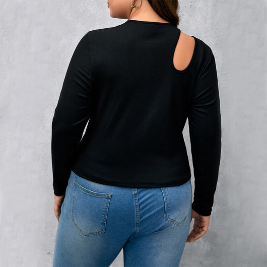 Blusa Ajustada de Cuello Redondo con Detalles Calados - Image 9