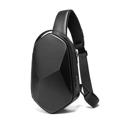 Mochila de Carga Dura con Diseño Geométrico para Hombre - Image 4