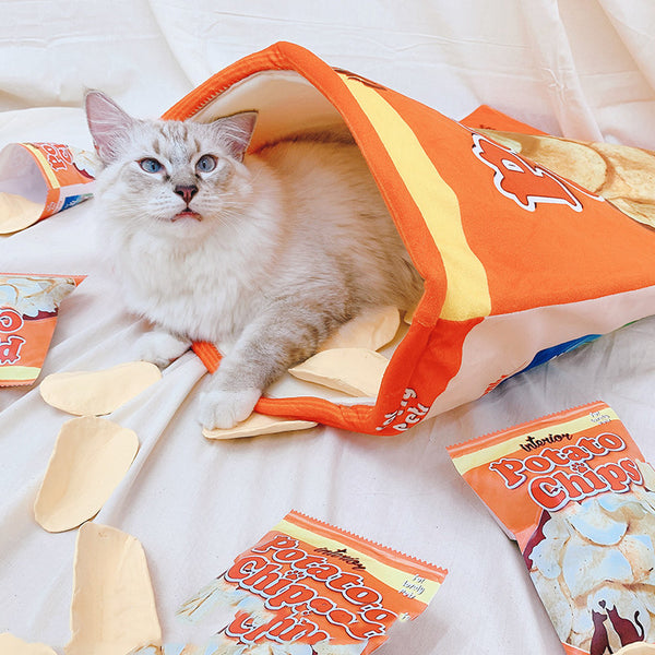 Arena para Gatos Suave Aroma Papas Fritas - Comodidad Premium