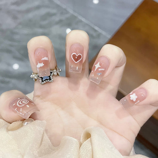 Uñas Postizas Cat Eye Rubor - Parches de Manicura Lista para Usar - Image 19