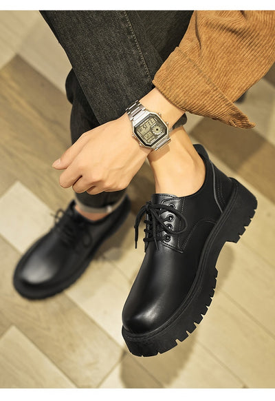 Zapatos de Cuero Negro Impermeables para Hombre Ejecutivo - Image 27