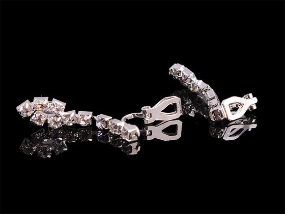 Crystal Jewelry Set: Necklace, Earrings, Ring, and Bracelet for Women