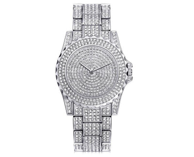 Reloj de Cuarzo Dorado con Cristales Brillantes para Mujer - Image 9