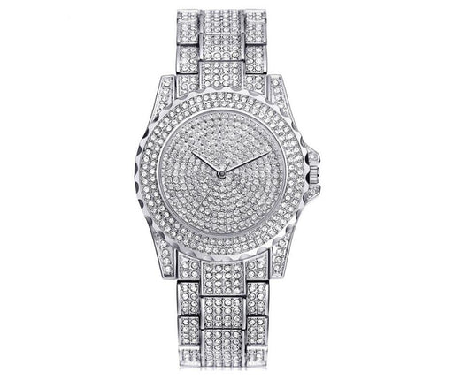Reloj de Cuarzo Dorado con Cristales Brillantes para Mujer - Image 9