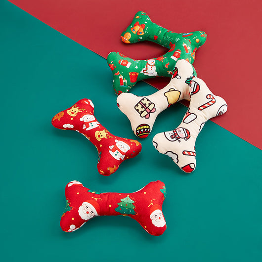 Juguete Peluche Navideño para Perros - Alivia Estrés y Mastica - Image 16