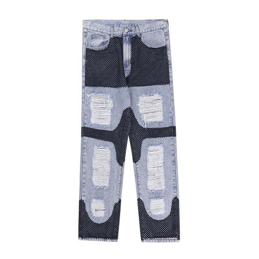 Jeans Holgados Casuales para Hombre con Detalles Deshilachados - Image 7