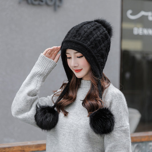 Gorro Tejido Invierno Mujer - Diseño Elegante y Abrigador