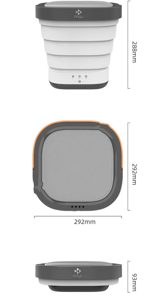 Lavadora Portátil Plegable Tipo Cubo para Viajes - Image 2
