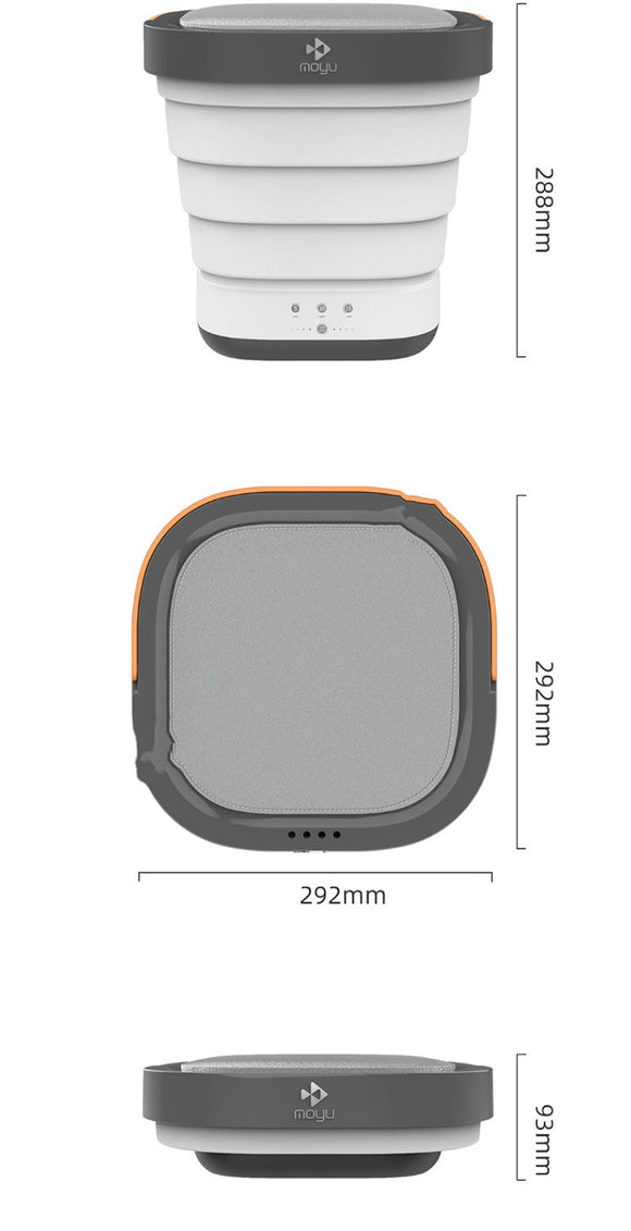 Lavadora Portátil Plegable Tipo Cubo para Viajes