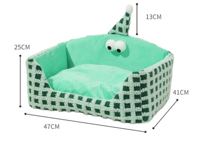 Nido Triangular Desmontable para Mascotas - Cama Térmica Acolchada para Gatos y Perros - Image 9