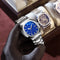 Reloj Inteligente de Acero Inoxidable con Esfera Luminosa y Resistencia al Agua
