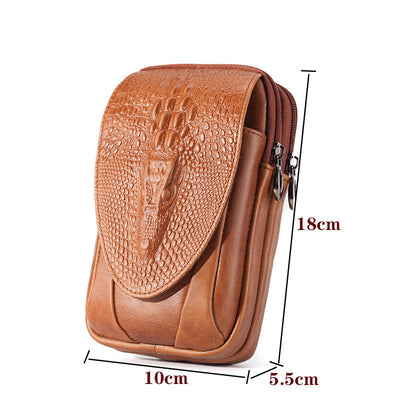 Cartera Vertical de Cuero para Celular con Múltiples Compartimentos - Image 29