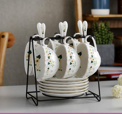 Juego de Taza Cerámica Creativa con Plato y Tetera - Image 33