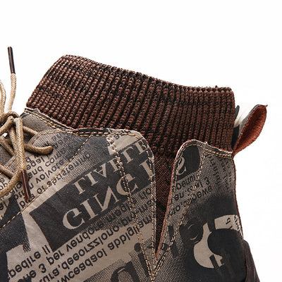 Botas Grandes Camuflaje para Hombre - Estilo Moderno y Versátil - Image 4