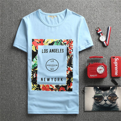 Camiseta Casual Cuello Redondo Talla Grande para Hombre - Image 2