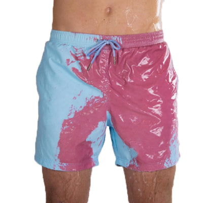 Shorts de Baño Termocromáticos para Hombre - Secado Rápido y Estilo Verano - Image 12