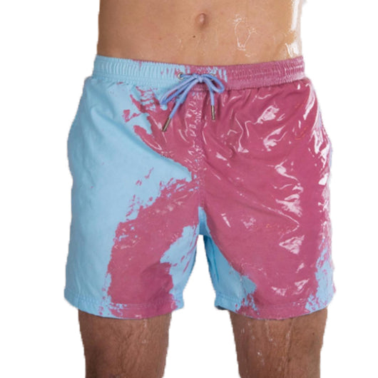 Shorts de Baño Termocromáticos para Hombre - Secado Rápido y Estilo Verano - Image 12