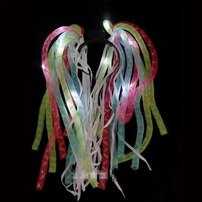 Diadema LED Trenzas Luminosas para Fiestas y Raves - Image 4
