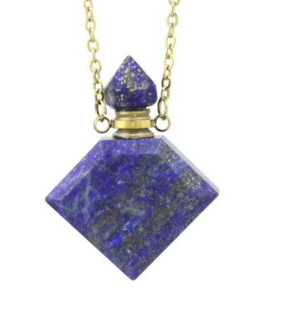 Botella de Perfume de Cristal Diamante - Colgante Aromaterapeuta Portátil - Image 13