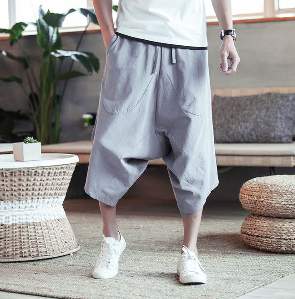 Pantalones Holgados de Algodón Estilo Chino - Corte Relajado Talla Grande Juventud