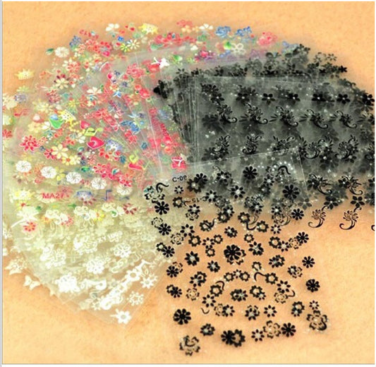 Uñas Postizas con Adhesivo Dorsal