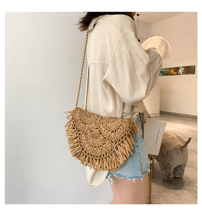 Bolso Tejido a Mano con Solapa Grande - Image 6