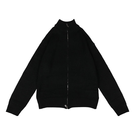 Suéter Cardigan Tejido Suave con Doble Cierre