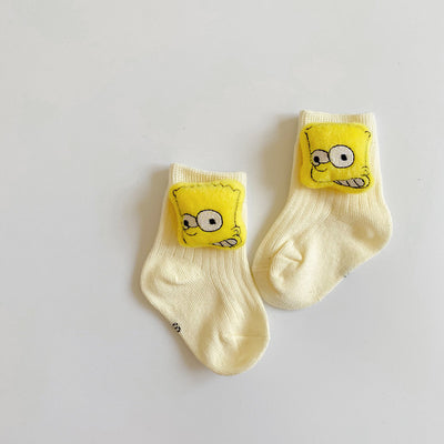 Calcetines de Algodón con Dibujos Animados - Estilo Muñeco - Image 43