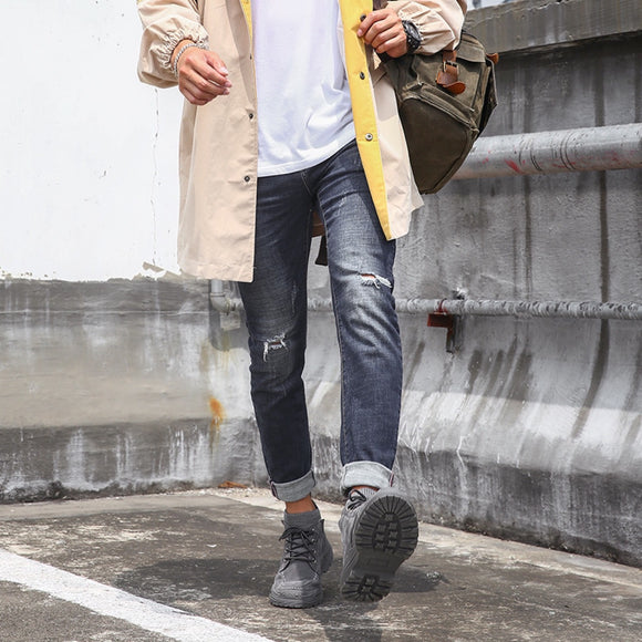 Botas Altas Outdoor Estilo Coreano - Calzado de Aventura Premium
