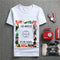 Camiseta Casual Cuello Redondo Talla Grande para Hombre