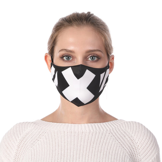 Mascarilla de Algodón con Ajuste de Gancho para Oreja - Diseño Estampado