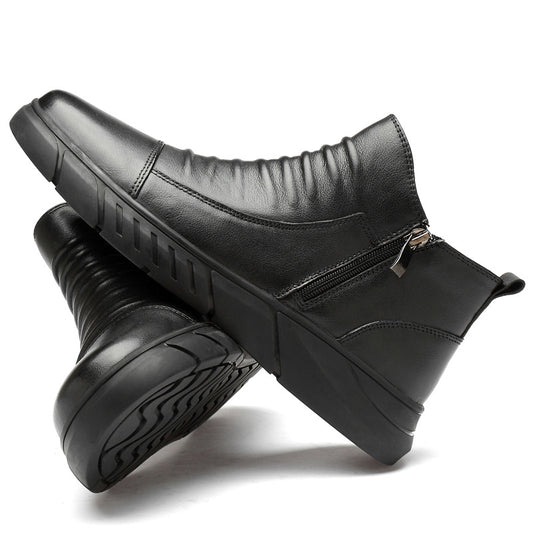 Botas de Cuero Vacuno Casual - Estilo Versátil y Duradero