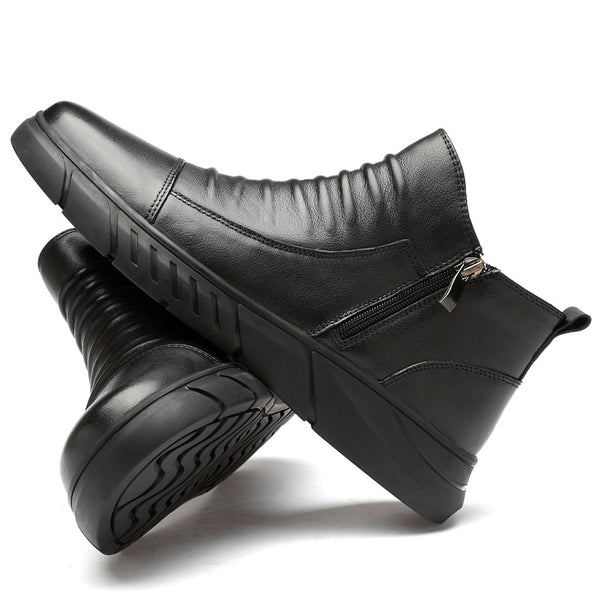 Botas de Cuero Vacuno Casual - Estilo Versátil y Duradero