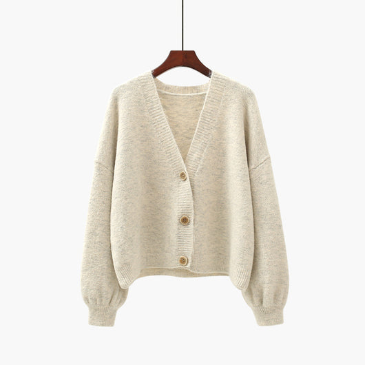 Cardigan cuello V con mangas farol - Image 2